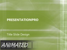 Animated Paths Green PPT PowerPoint Animated Template Background