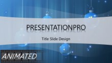 Animated Widescreen Ornaments Blue 2 PPT PowerPoint Animated Template Background