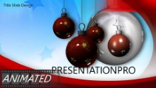 Stars and Ornaments Widescreen PPT PowerPoint Animated Template Background