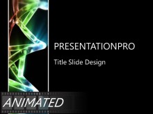 Animated Flowing DNA Helix PPT PowerPoint Animated Template Background