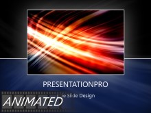Animated Streak On Black Frame Dark PPT PowerPoint Animated Template Background
