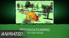 Camping 0876 Widescreen PPT PowerPoint Animated Template Background