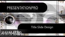 735 Widescreen PPT PowerPoint Animated Template Background