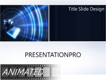 Animated Beaming Global Data PPT PowerPoint Animated Template Background
