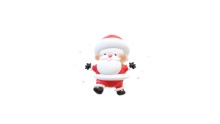 Santa Cartoon 3D Model