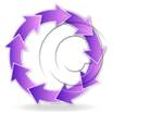 Download arrowcycle c 9purple PowerPoint Graphic and other software plugins for Microsoft PowerPoint