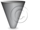 Download cone down 1gray PowerPoint Graphic and other software plugins for Microsoft PowerPoint