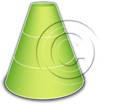 Download cone up 3green PowerPoint Graphic and other software plugins for Microsoft PowerPoint