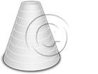 Download cone up 9silver PowerPoint Graphic and other software plugins for Microsoft PowerPoint