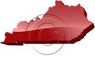 Download map kentucky red PowerPoint Graphic and other software plugins for Microsoft PowerPoint