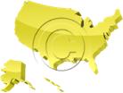 Download map usa yellow PowerPoint Graphic and other software plugins for Microsoft PowerPoint