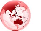 Download 3d globe australia red PowerPoint Graphic and other software plugins for Microsoft PowerPoint