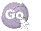 Go Button Pointer Light Purple Color Pen PPT PowerPoint picture photo