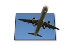 PowerPoint Image - 3D Airplane Takeoff Square