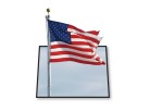 PowerPoint Image - 3D American Flag Wave Square