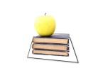 PowerPoint Image - 3D Apple Books Square