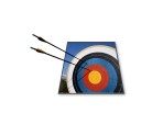 PowerPoint Image - 3D Arrows Archery Square
