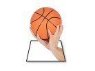 PowerPoint Image - 3D Basketball Shot Square