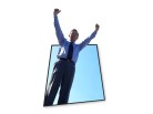 PowerPoint Image - 3D Business Man Celebrate Square