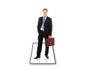 PowerPoint Image - 3D Business Man Standing 04 Square
