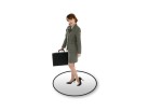 PowerPoint Image - 3D Business Woman Walk Circle