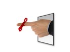 PowerPoint Image - 3D Finger Ribbon Reminder Square