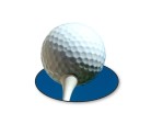 PowerPoint Image - 3D Golf Ball Circle