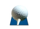PowerPoint Image - 3D Golf Ball Square