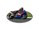 PowerPoint Image - 3D Motor Bike Racer Circle
