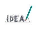 PowerPoint Image - 3D Pencil Idea Square