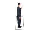 PowerPoint Image - 3D Presenting Man Left Square
