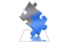 PowerPoint Image - 3D Puzzle Balance Square