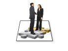 PowerPoint Image - 3D Puzzle Success Square