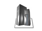PowerPoint Image - 3D Server Tower Square