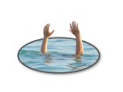 PowerPoint Image - 3D Sinking Feeling Circle