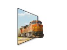 PowerPoint Image - 3D Train Transportation Square