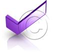 Download 3dcheckmark01 purple PowerPoint Graphic and other software plugins for Microsoft PowerPoint