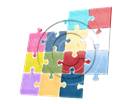 Puzzle 13 Multi Sketch PPT PowerPoint picture photo