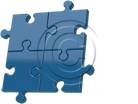 Download puzzle 4 blue PowerPoint Graphic and other software plugins for Microsoft PowerPoint