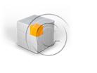 Download puzzle cube 2 orange PowerPoint Graphic and other software plugins for Microsoft PowerPoint