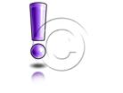 Download exclamation point purple PowerPoint Graphic and other software plugins for Microsoft PowerPoint