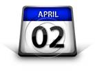 Calendar April 02 PPT PowerPoint Image Picture