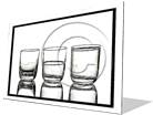 Glass Half Full Empty 1 F Color Pencil PPT PowerPoint Image Picture