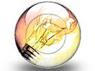 Glowing Idea Circle Color Pencil PPT PowerPoint Image Picture
