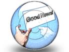 Good News Reach Circle Color Pencil PPT PowerPoint Image Picture