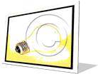 Illuminated F Color Pencil PPT PowerPoint Image Picture