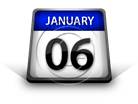 Calendar January 06 PPT PowerPoint Image Picture
