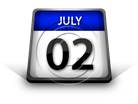 Calendar July 02 PPT PowerPoint Image Picture