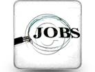 Job Search Square Color Pencil PPT PowerPoint Image Picture