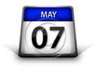Calendar May 07 PPT PowerPoint Image Picture